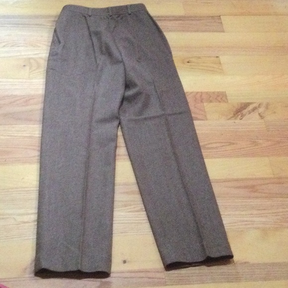 Villager Brown Lined Wool Dress Slacks, Size 8, Excellent Condition. - Picture 2 of 5